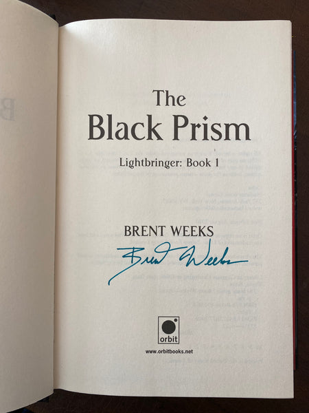 THE BLACK PRISM: New Slipcover, Signed