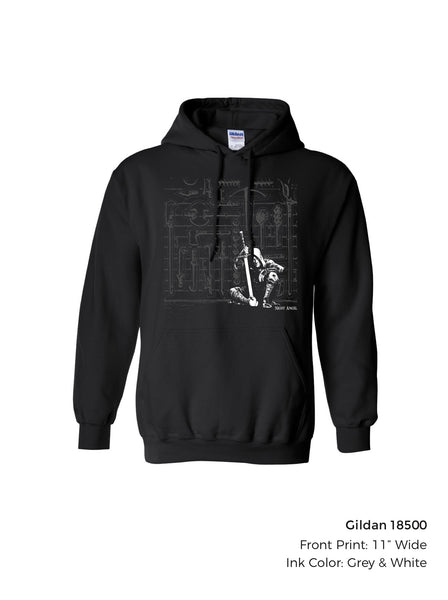 Night Angel Wall of Weapons Sweatshirt